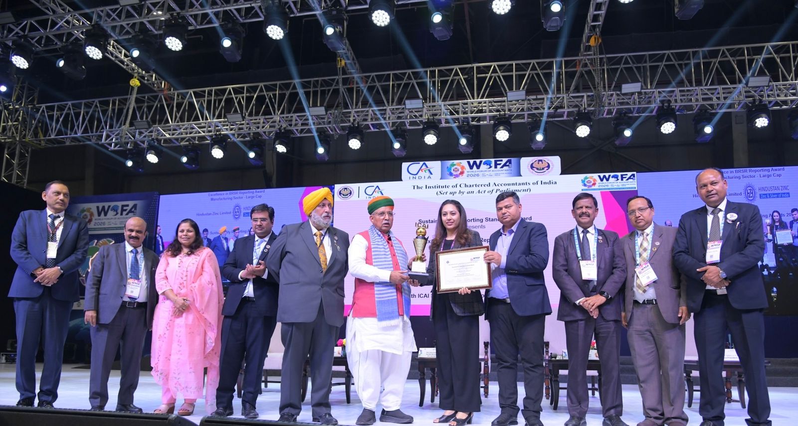 ICAI Sustainability Reporting Awards 2024-25 ceremony photograph 1
