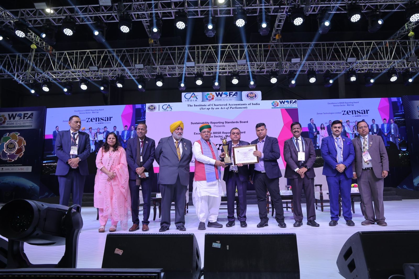 ICAI Sustainability Reporting Awards 2024-25 ceremony photograph 4